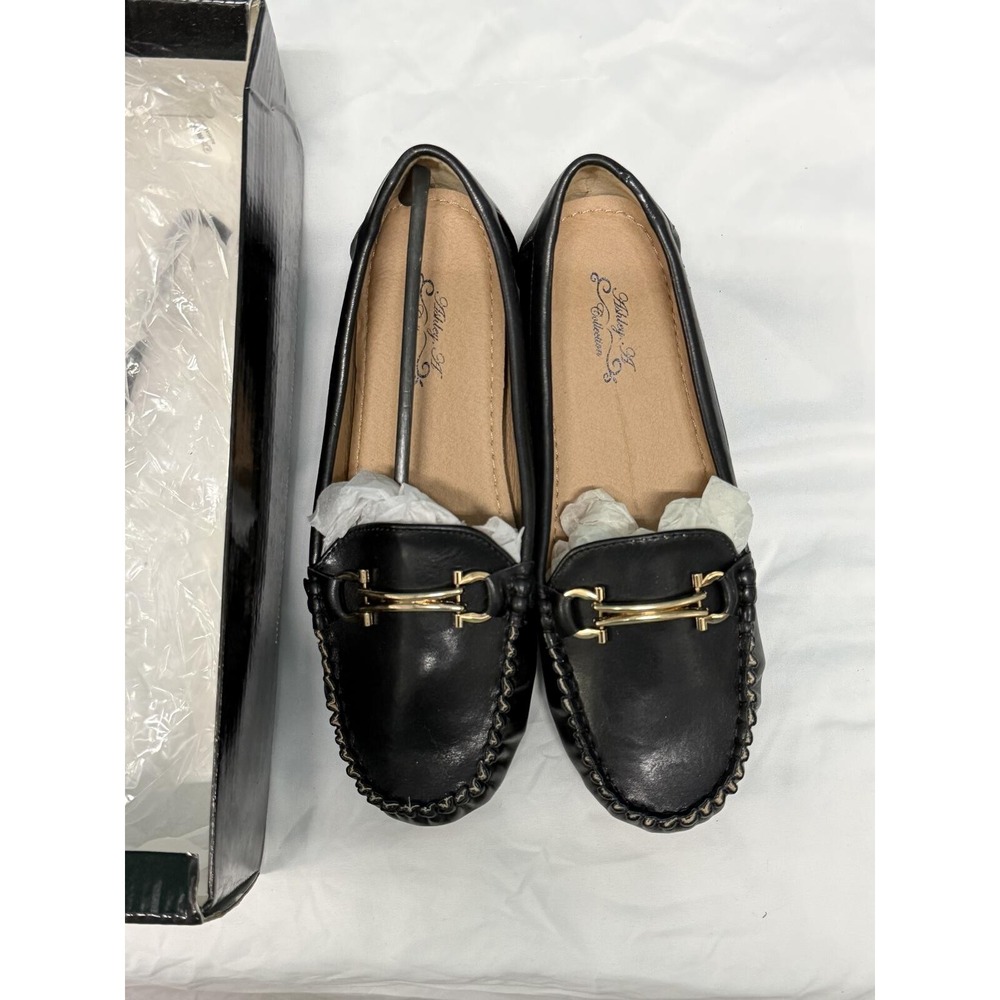 AVE Women's Black Comfortable Foldable Slip-On Loafers Size 6.5